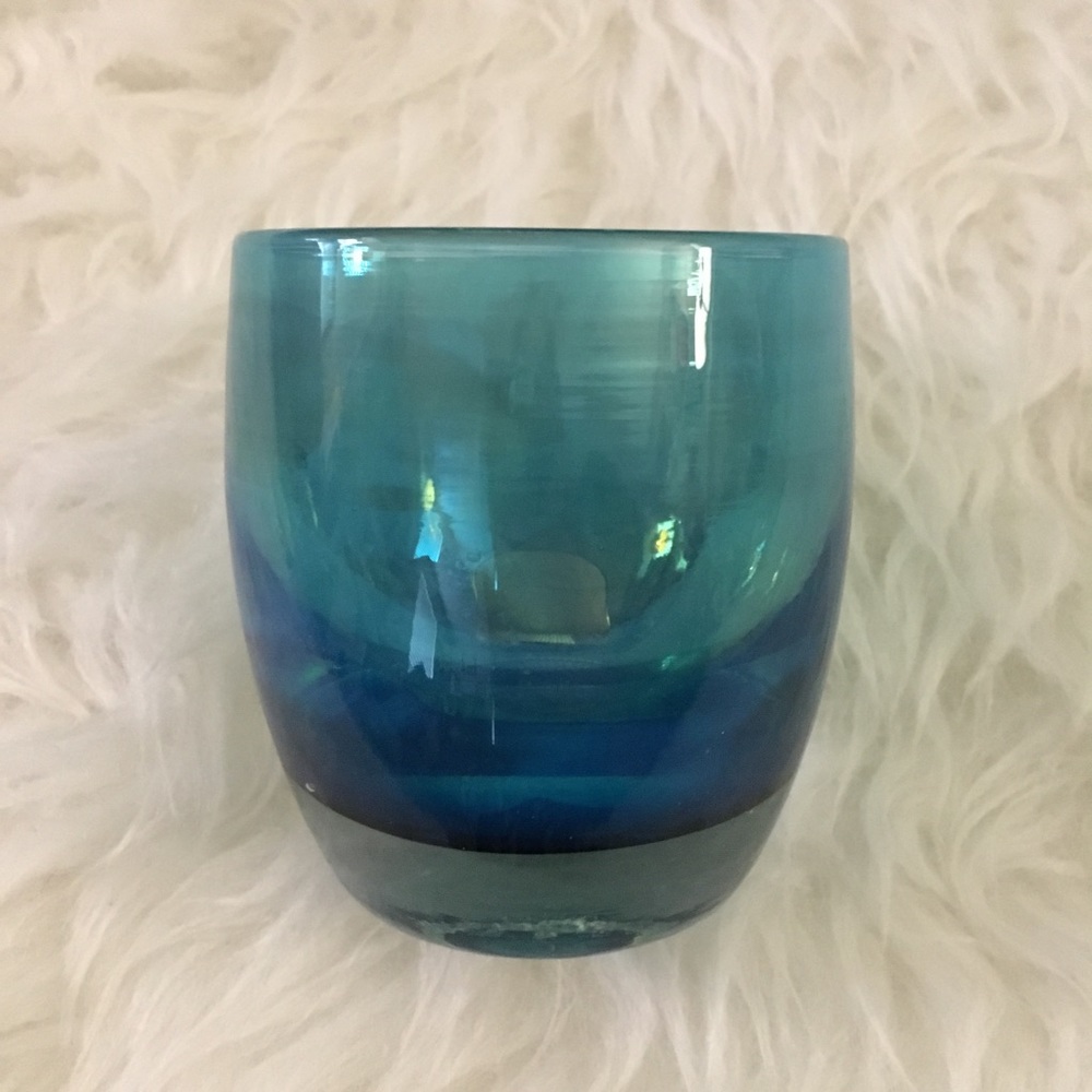 ❌SOLD❌ Blue Exotic glassybaby Handblown Votive